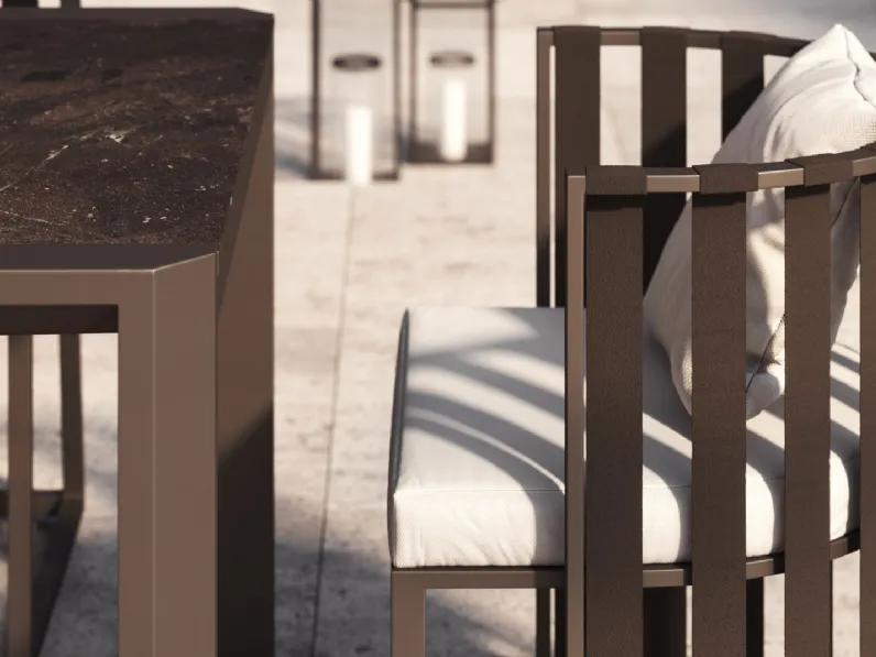 Sedie e Tavolo Metropolitan di Braid