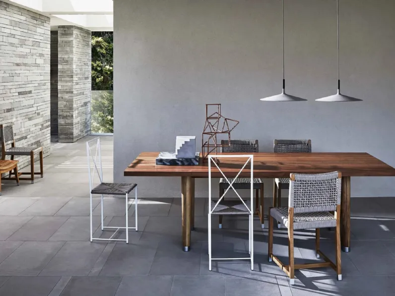 Tavolo in legno massello Monreale Outdoor di Flexform