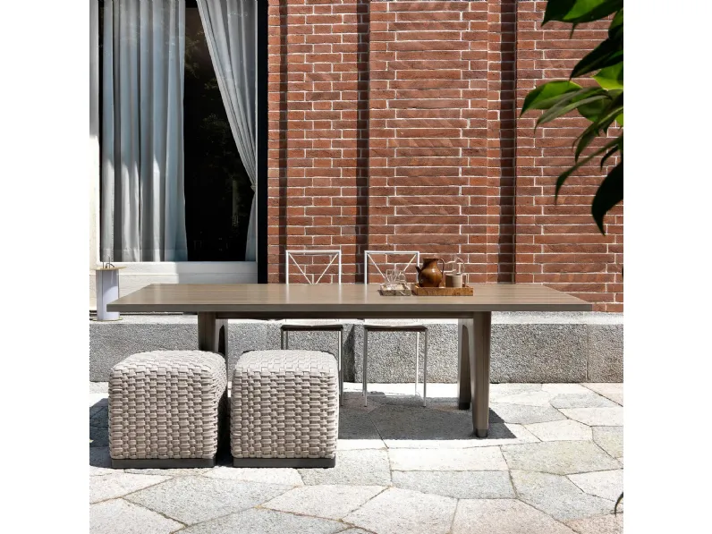 Tavolo in legno massello Monreale Outdoor di Flexform