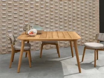 Moon Teak Tavolo e Sedie