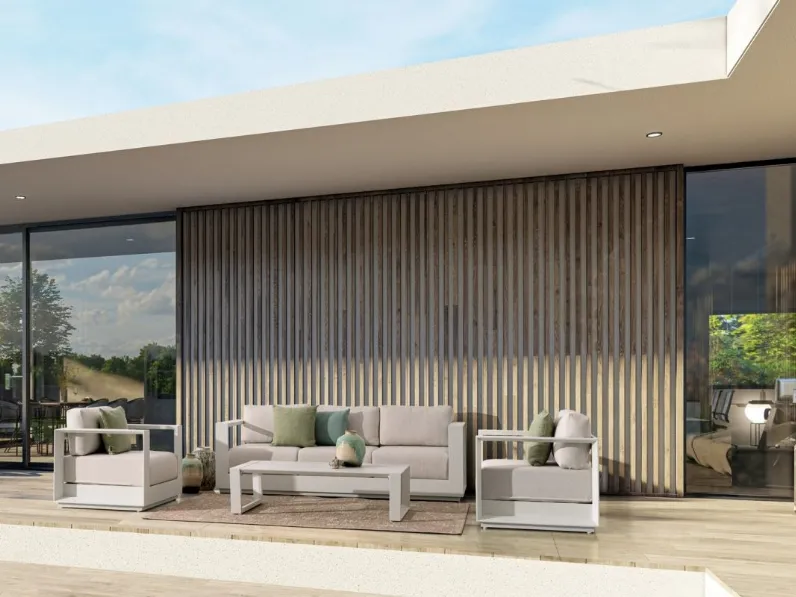 Arredo da esterno Moses in alluminio e tessuto di Bizzotto