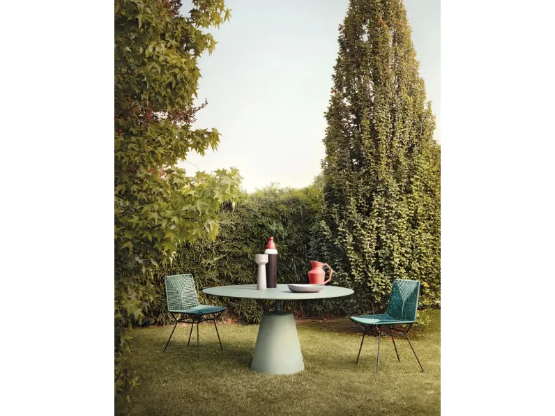 Sedia in intreccio di Corda Neil Twist Chair di MDF Italia