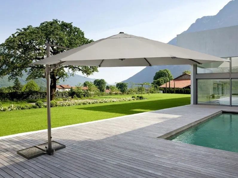 Ombrellone Orland con braccio in alluminio di Bizzotto