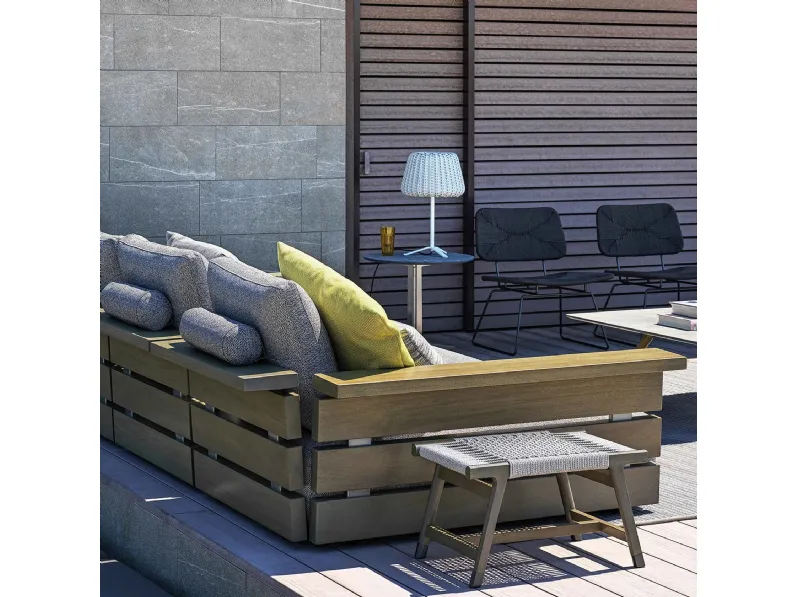 Divano in legno Ontario di Flexform