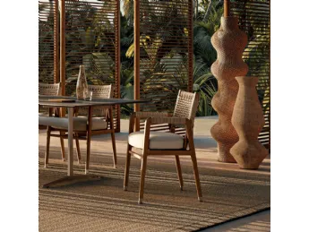 La sedia Ortigia Outdoor di Flexform