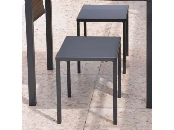 Out Metal Sgabello basso