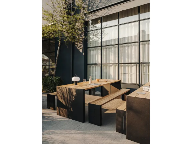 Tavolo e Panca da giardino Panco di LaPalma