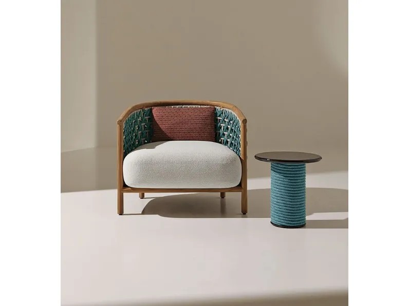 Tavolino Patio in pietra lavica di Ethimo