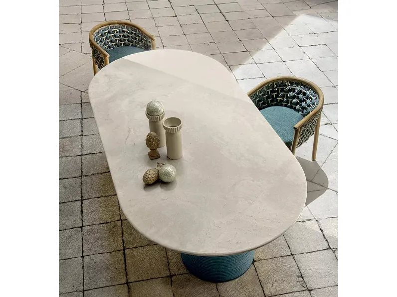 Tavolo Patio in marmo di Ethimo