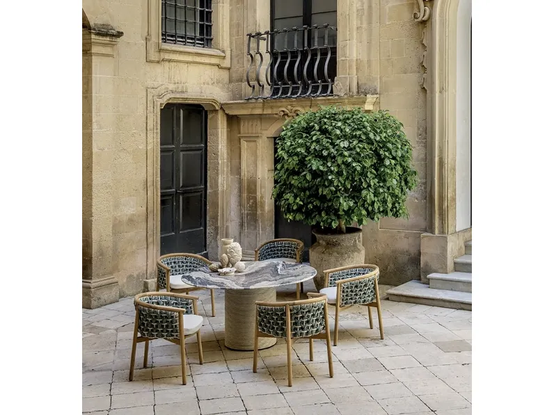 Tavolo Patio in marmo di Ethimo