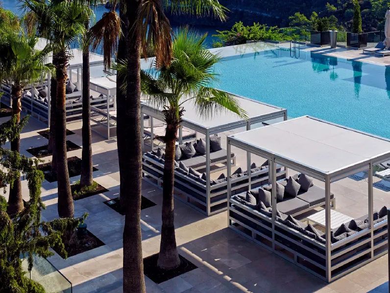 Gazebo con divano Pergola Sofa di Gandia Blasco