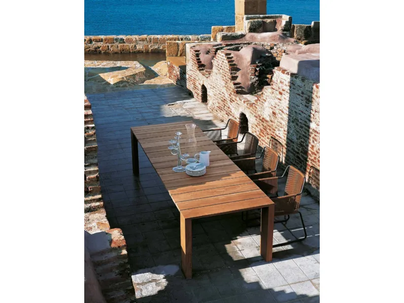 Tavolo a doghe Pier di Roda