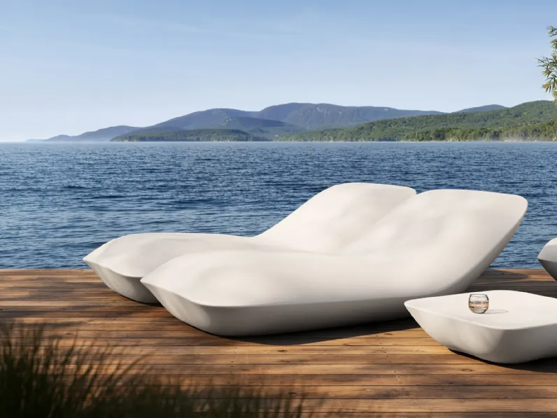 Lettino Pillow Sun Chaise di Vondom