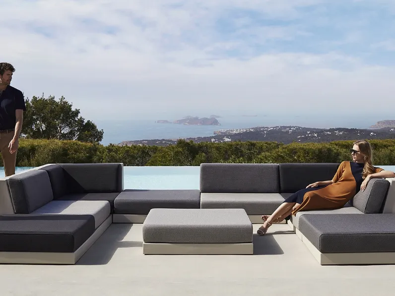 Divano da giardino Pixel Sofa Modular di Vondom