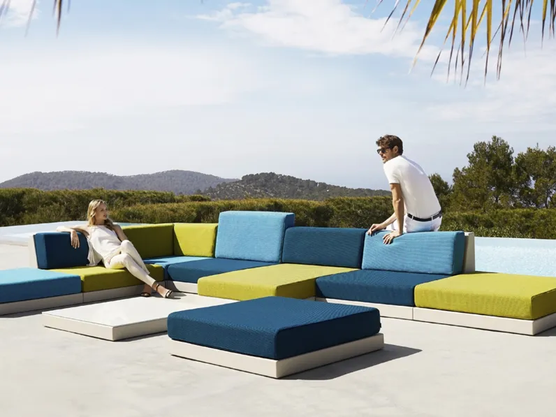 Divano da giardino Pixel Sofa Modular di Vondom