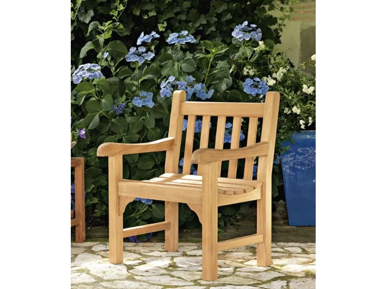 Poltroncina Chelsea in teak di Unopiu