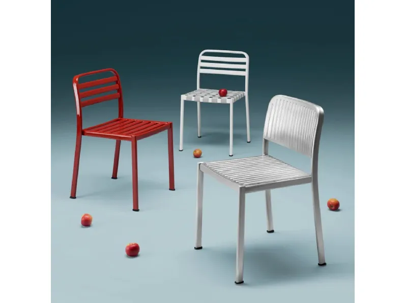 Sedia Reil in alluminio di Scab Design
