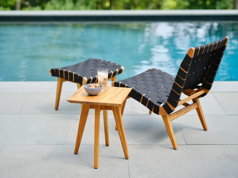 Poltroncina Risom Outdoor Lounge Chair di Knoll