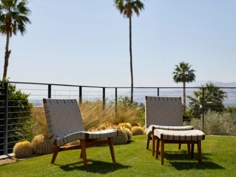 Pouf Risom Outdoor Ottoman di Knoll