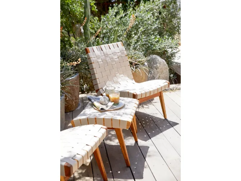 Pouf Risom Outdoor Ottoman di Knoll