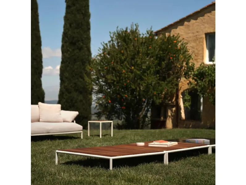 Tavolino Roè con piano in Teak di Fast