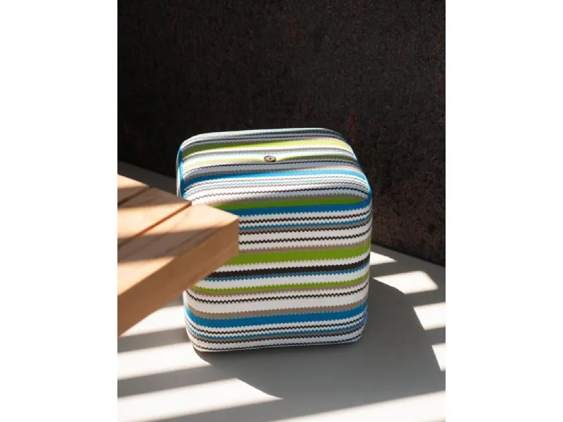 Pouf in tessuto imbottito Double di Roda