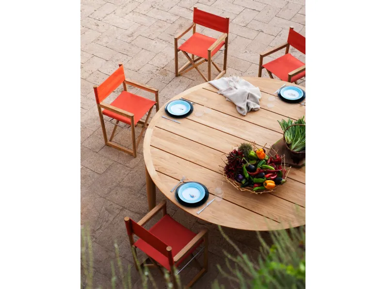 Tavolo e Sedie Levante in teak di Roda