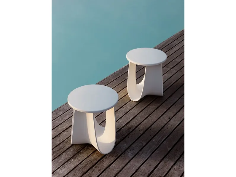 Tavolino di design in poliuretano Sag di MDF Italia