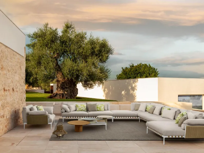 Divano Salinas in tessuto di Talenti