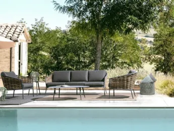 Il salotto Maribela di Bizzotto unisce design contemporaneo e comfort eccezionale.