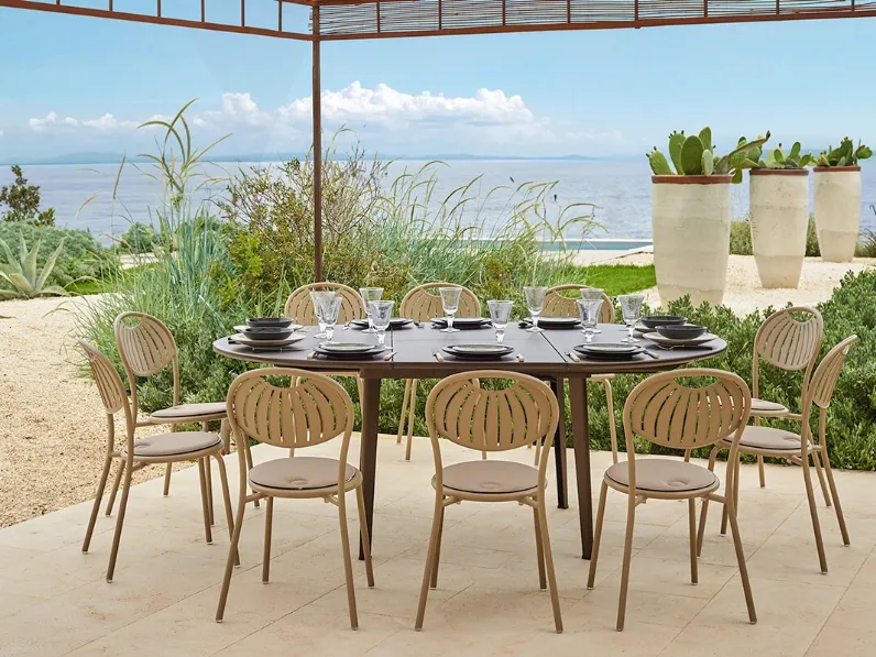 Sedia Coupole in acciaio di Emu