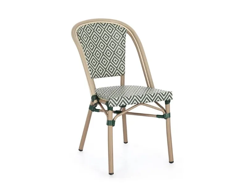 Sedia Silveira in tessuto e metallo di Bizzotto