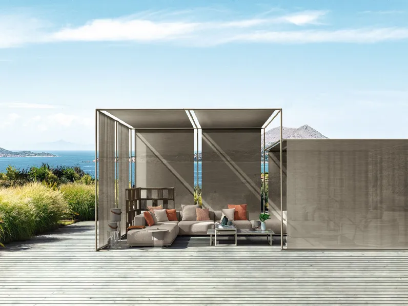 Gazebo Skyline in tessuto di Talenti