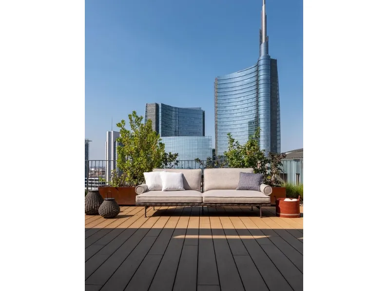 Divano da esterno Souvenir D'Italie di Poltrona Frau