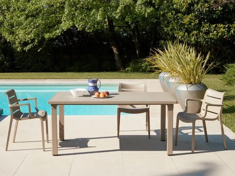 Sedia da esterno con braccioli Sunset di Scab Design