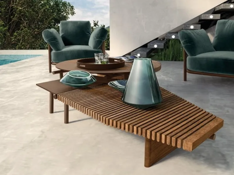 Tavolino originale in legno Talamone di Arketipo