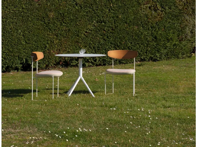 Tavolino rotondo OTX di Potocco