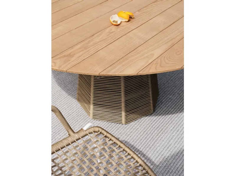 Tavolo Sophie con top in Frassino di Potocco