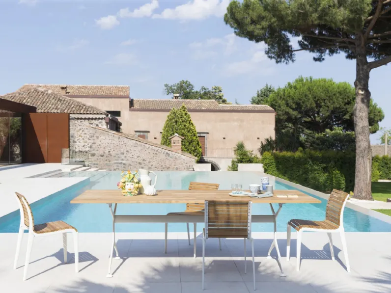 Tavolo e Sedie Tech Wood di Alias