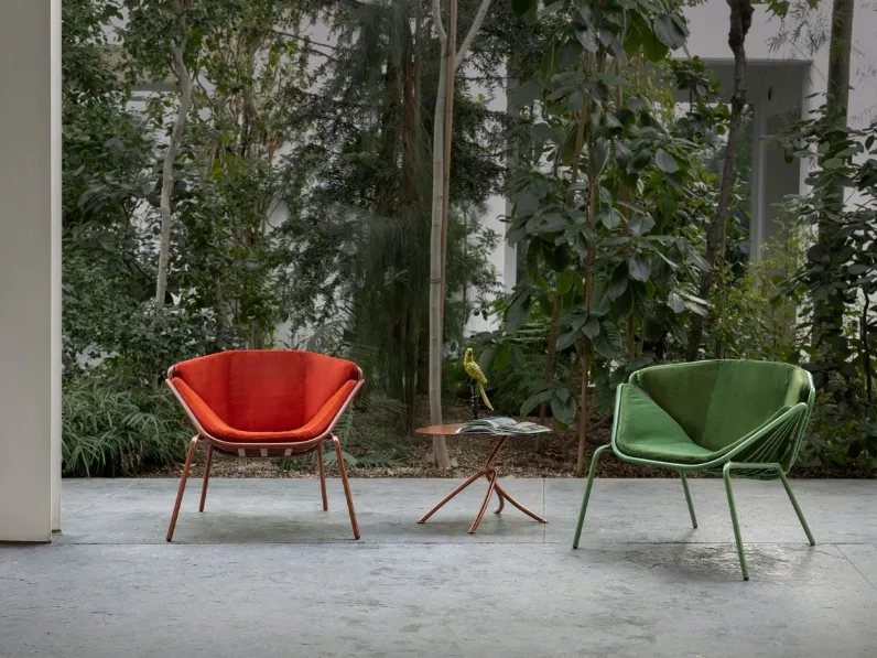 Poltroncina da esterno Skin Lounge di TrabA'