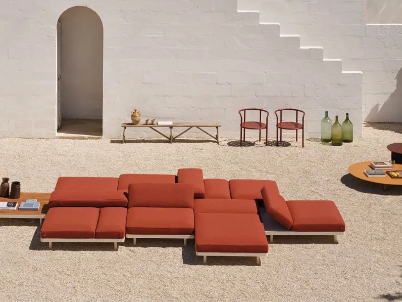 Divano modulare Unduetre di Fast