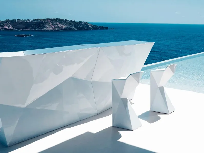 Sgabello Vertex Bar Stool di Vondom