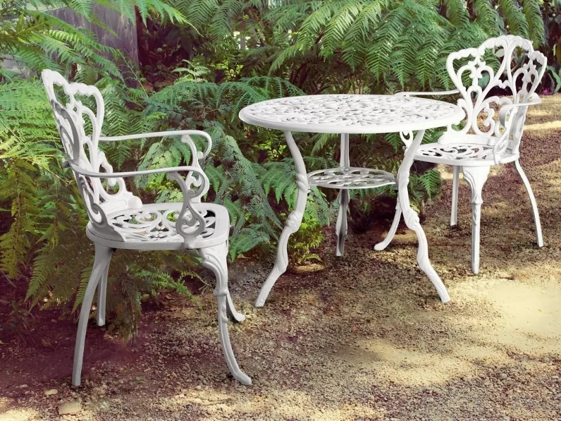 Tavolo e Sedie Victoria in alluminio di Bizzotto