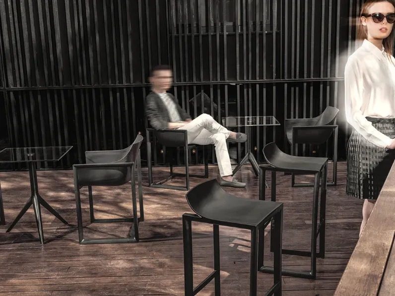 Sedia e Sgabello Wall Street di Vondom