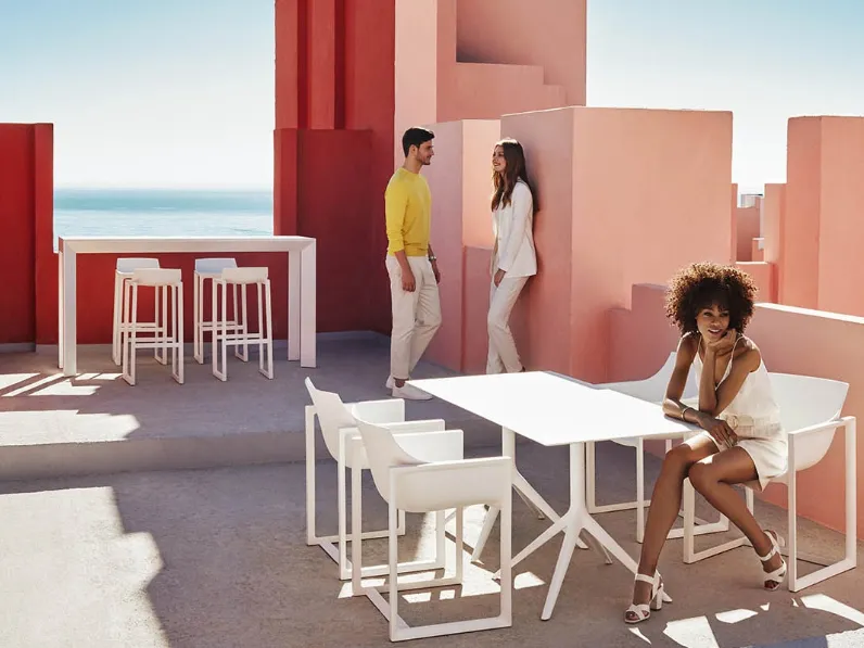 Sedia e Sgabello Wall Street di Vondom