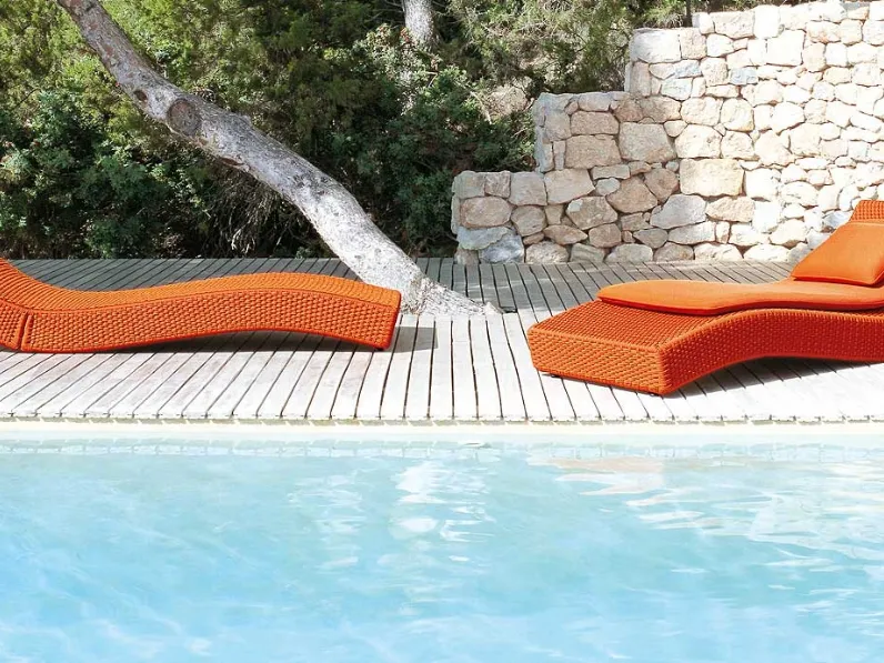 Lettino Wave di Paola Lenti