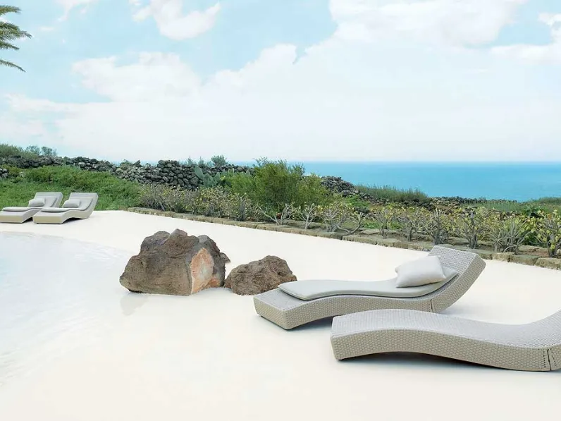 Lettino Wave di Paola Lenti