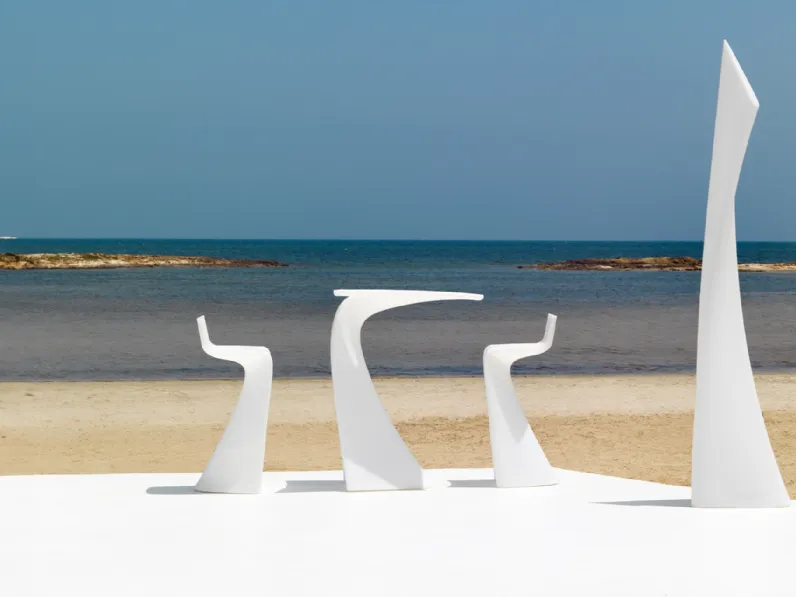 Tavolo da giardino con sgabello Wing di Vondom