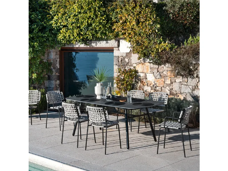 Tavolo rettangolare Yo! di Connubia Outdoor