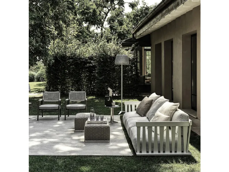 Divano in legno Zante di Flexform